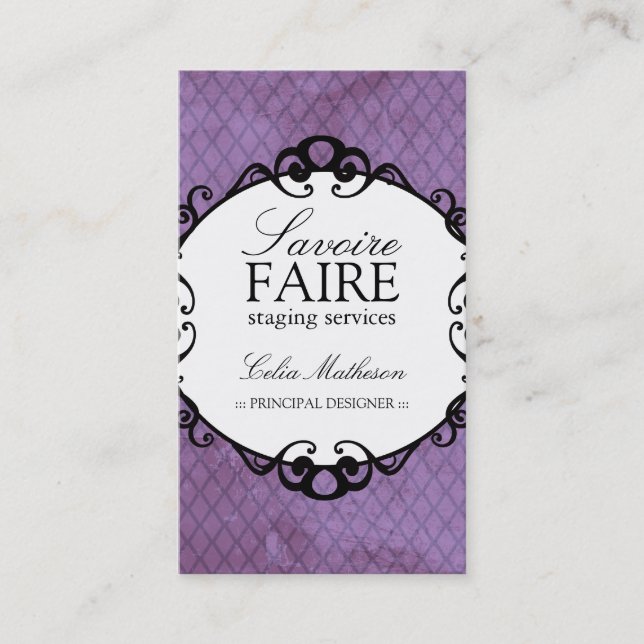 Flott insida som planlägger visitkortar visitkort (Framsida)