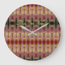 Flött lås med lös familjetext stor klocka