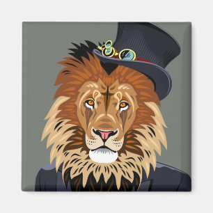 Flott lejont magnet