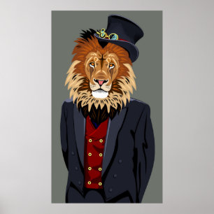 Flott lejont poster