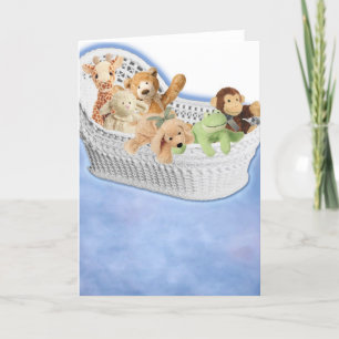 Flott leksaker i den moses basketen kort