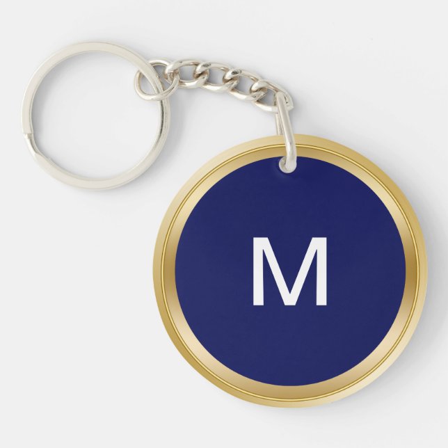 Flott manar Monogram Keychain (Framsidan)