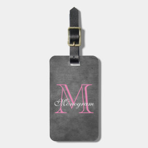 Flott Monogrambagagemärkre Bagagebricka