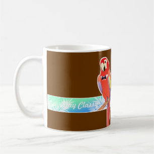 Flott papegojamugg kaffemugg