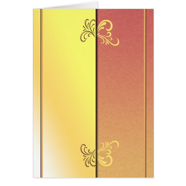 Flott (porträtt) hälsningskort (Framsidan)