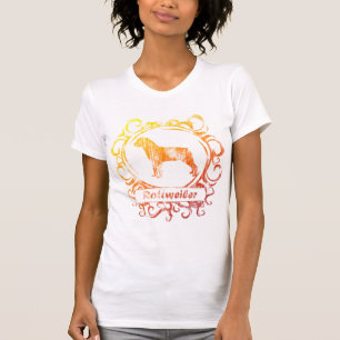 Flott red ut Rottweiler T-shirt