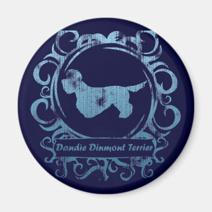 Flott riden ut Dandie Dinmont Terrier Magnet