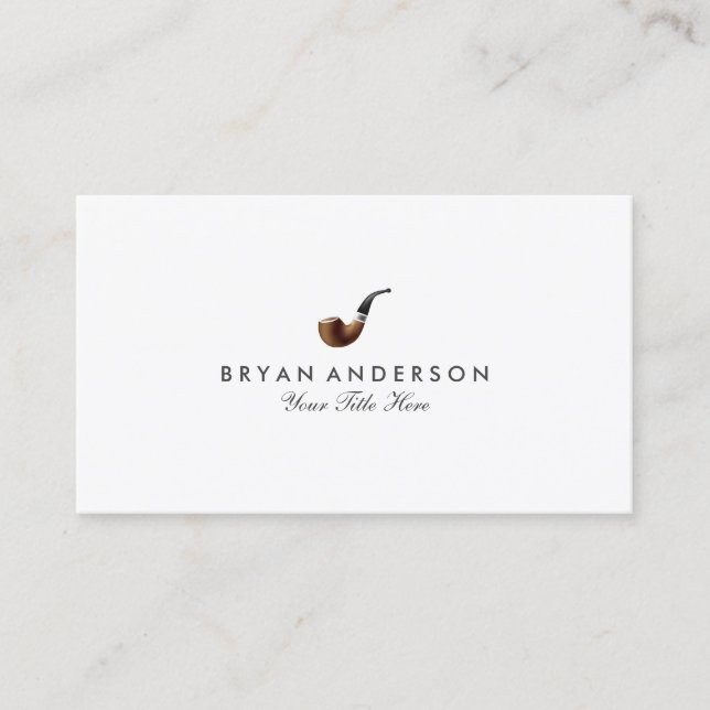 Flott röka leda i rör visitkorten visitkort (Framsida)