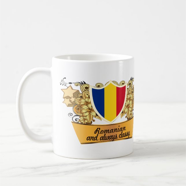 Flott rumänskt kaffemugg (Vänster)