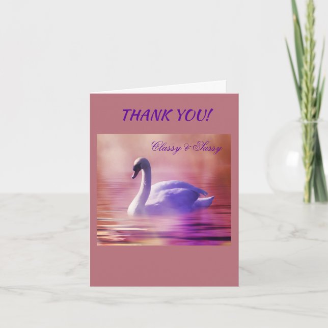 FLOTT & SASSY på 60 Tack Kort (Framsida)