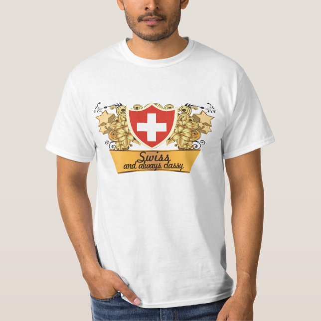 Flott schweizare tee shirt (Framsida)
