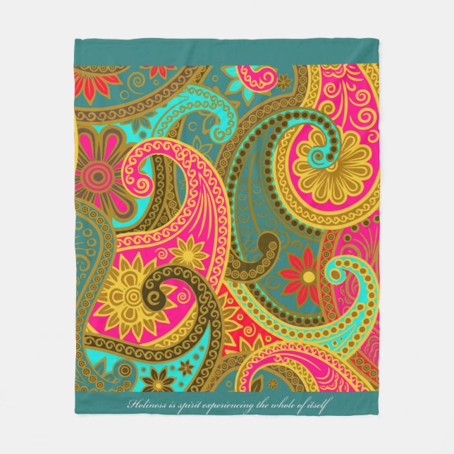 Flott ullfiltar fleecefilt (Framsidan)