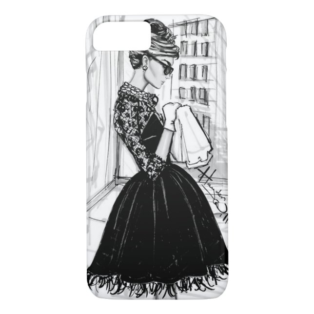 Flott woman. Case-Mate iPhone skal (Baksida)