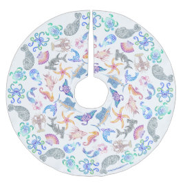 Flotta Julgransmatta Borstad Polyester