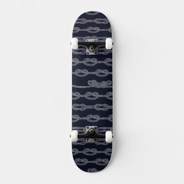 Flottafnurramönster Skateboard Bräda 20 Cm (Framsida)