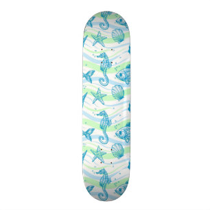 Flottan skissar mönster mini skateboard bräda 18,5 cm