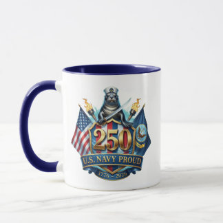 Flottans 250-årsjubileum Kaffe Mugg