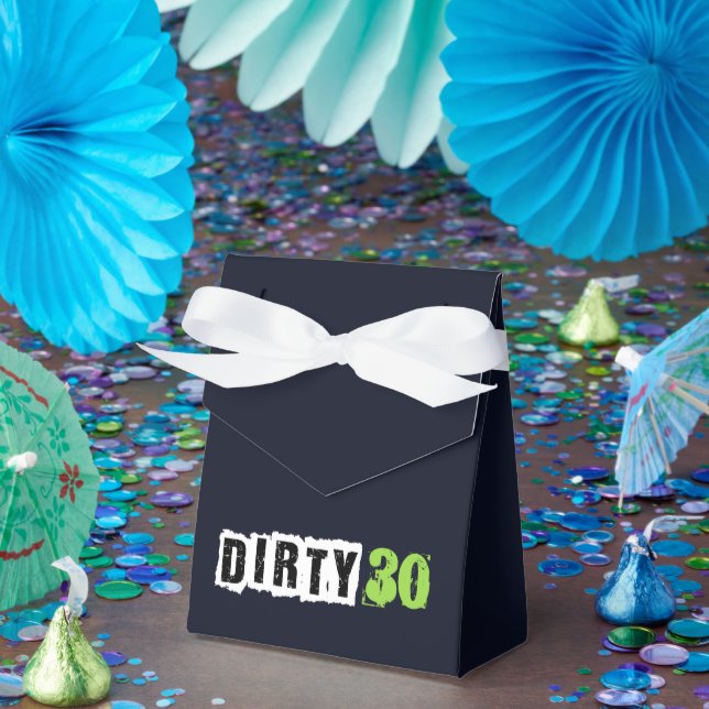 Flottans 30:e Dirty Thirtieth Party Favor Boxes Presentaskar (Part)