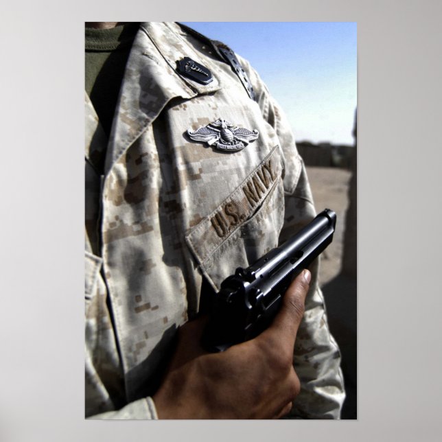 Flottans marin styrkestödsanordning poster (Framsidan)