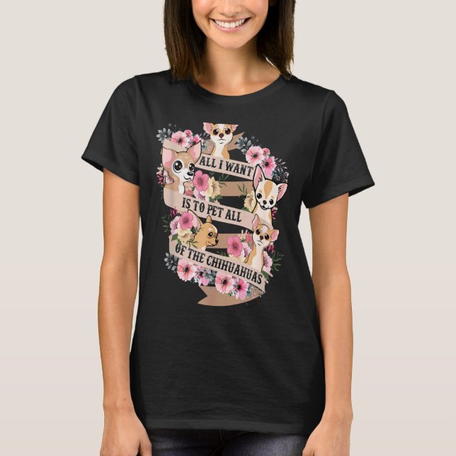 Flottare i Chihuahua för att visa din lyft T Shirt (Framsida)