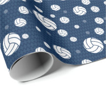 Flottblå Volleyball Chevron Patterned