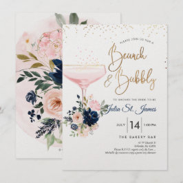 +flottblommor Brunch BubLY Rosa Champagne Inbjudningar
