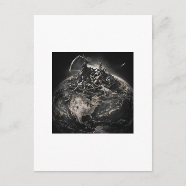 FLOTTEN (EFTER GERICOAULD)  VYKORT (Framsida)