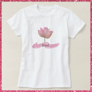 Flotters Rosa Lotus Flower T Shirt