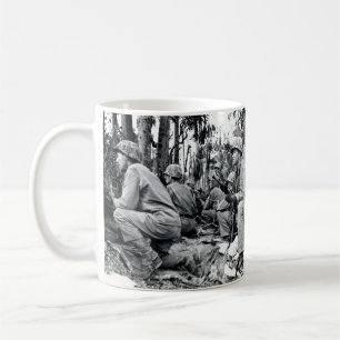 Flottor för WWII US på Peleliu Kaffemugg