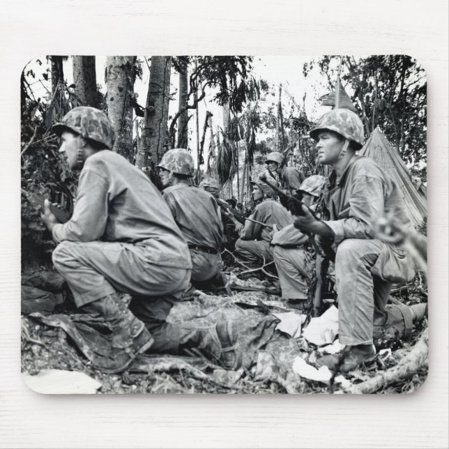 Flottor för WWII US på Peleliu Musmatta (Framsidan)