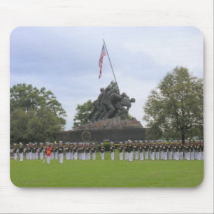 Flottor på den Iwo Jima statyn Mousepad Musmatta