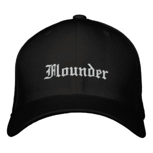 Flounder Black Hat Broderad Keps