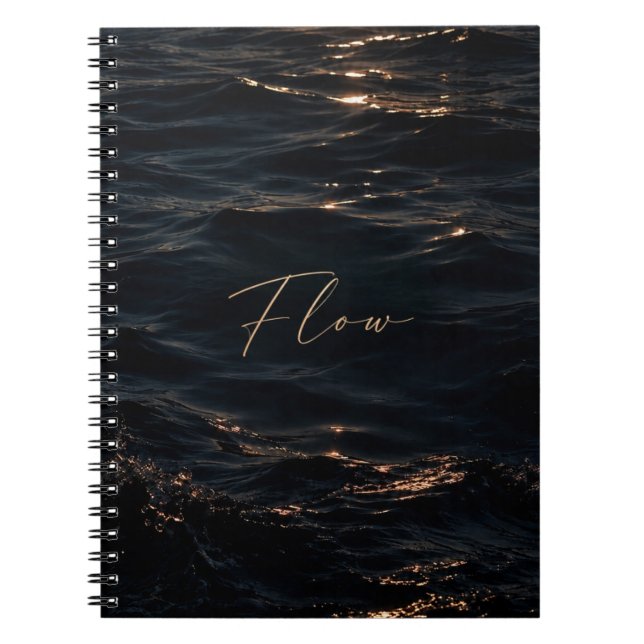 Flow - Djupa vatten Anteckningsbok (Framsidan)