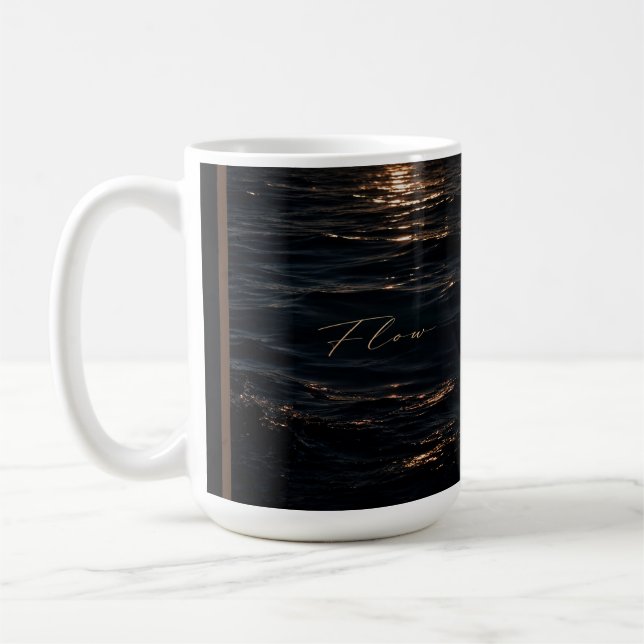 Flow - Djupa vatten Kaffemugg (Vänster)