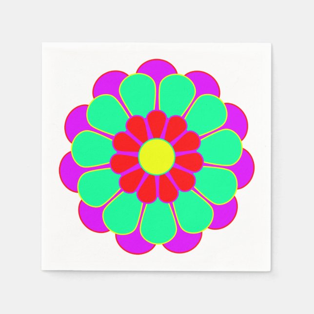 FLOW Power Bloom I + din idé Pappersservett (Framsidan)