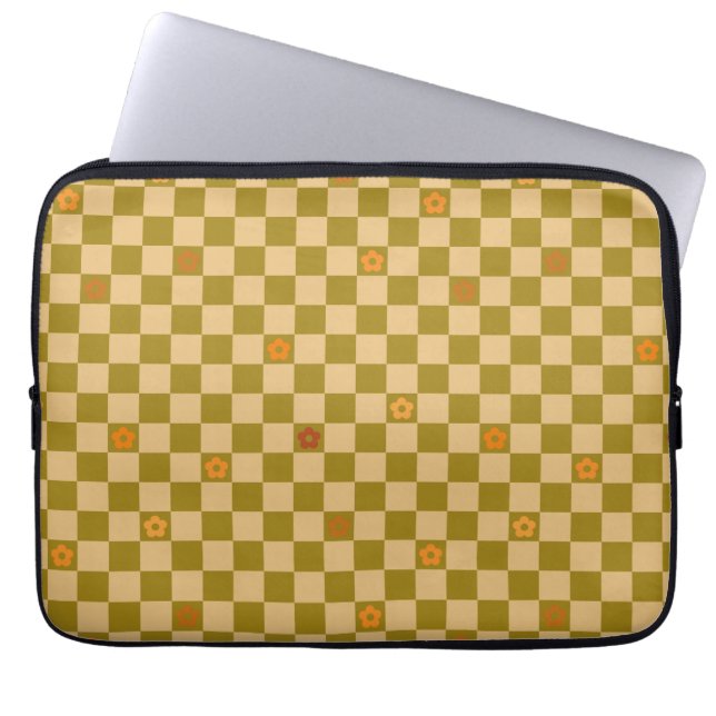 Flowe Checkered Pattern - No. 02 Laptop Fodral (Framsidan)