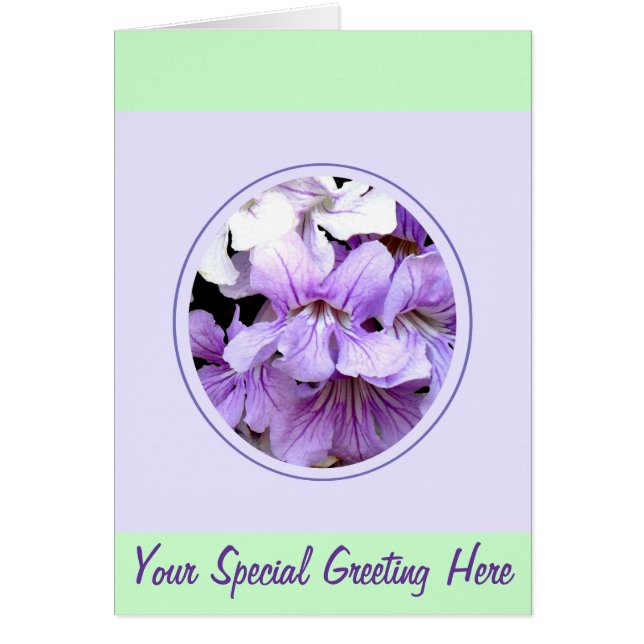 Flower #13 hälsningskort (Framsidan)