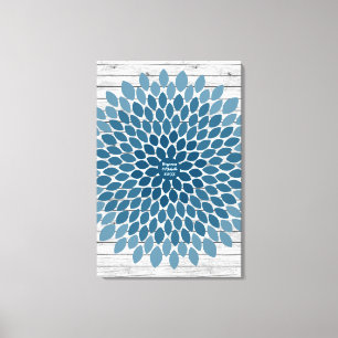 Flower - 150 Namnteckning Canvas Guest Bok