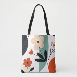 Flower abstract pattern tygkasse