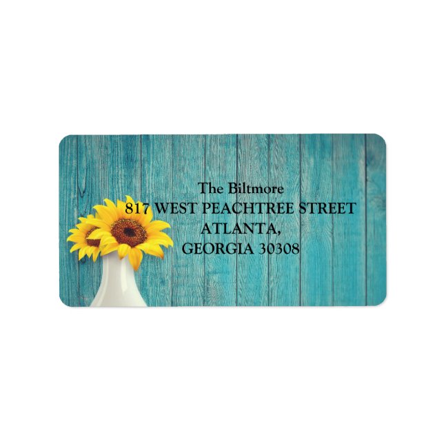Flower Adressetikett (Framsidan)
