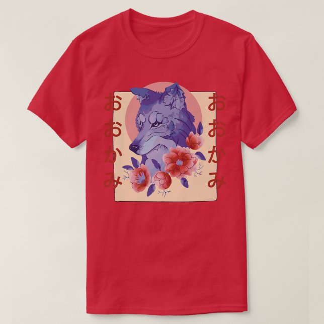 Flower Aesthetic Japanska Fo T Shirt (Design framsida)
