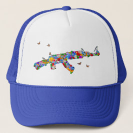 Flower AK47 med Birds and Butterflies Keps