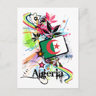Flower Algeriet Vykort