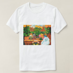 Flower Älskare Cat, Louis Wain T Shirt
