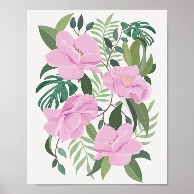 Flower Älskare | Hemlig Blomsterträdgård Poster (Framsidan)