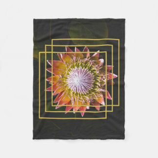 Flower Älskare | Kvadratblomma Fleecefilt