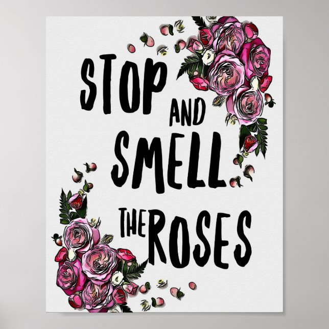 Flower Älskare | RO BLOMSTERTRÄDGÅRD Poster (Framsidan)