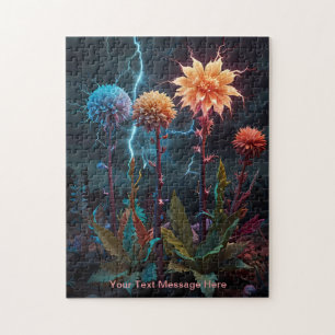 Flower Amidst the Lighfall Storm Pussel