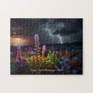 Flower Amidst the Lighfall Storm Pussel