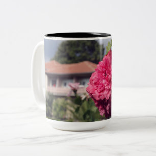 Flower and House Summer Photo Mugg